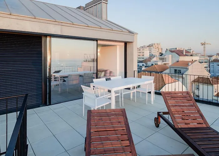 Appartamento Boutique Rentals- Attico Luxury Design-ocean Views Oporto